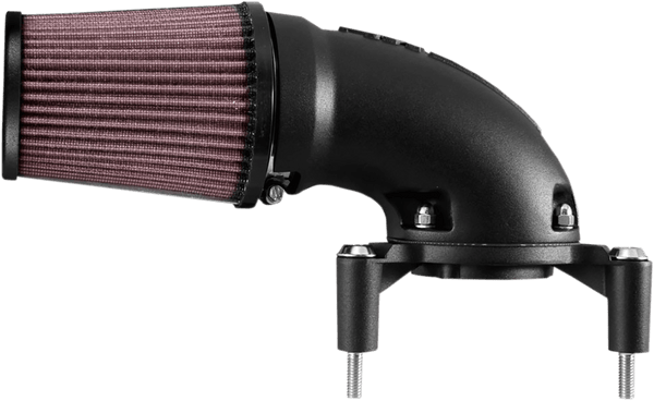 K&N Engineering 57-1137 Aircharger Intake System with Cast Aluminum Intake Tubes - Satin Black - sxspowersports