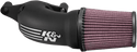 K&N Engineering 63-1139 AirCharger Performance Intake System - Black with Fins - sxspowersports