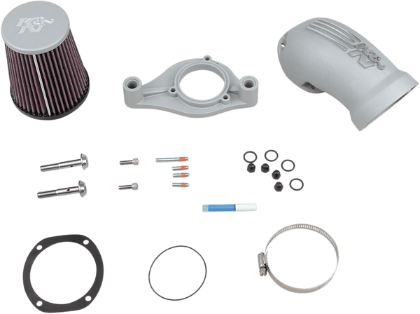 K&N Engineering 63-1139S Aircharger Intake System - Silver Cast with Fins - sxspowersports