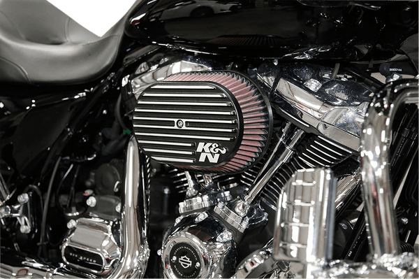 K&N Engineering RK-3952 RK-Series Street Metal Sidedraft Air Intake System - Matte Black - sxspowersports