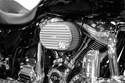 K&N Engineering RK-3952S RK-Series Street Metal Sidedraft Air Intake System - Silver - sxspowersports