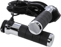 KOSO AX068M10 KOSO Titan-X Heated Grips Chrome Cable Throttle - sxspowersports