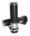 KOSO AX068M10 KOSO Titan-X Heated Grips Chrome Cable Throttle - sxspowersports