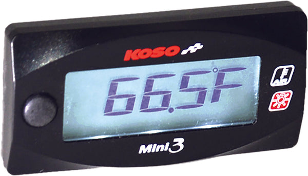 KOSO BA003270 Mini 3 Ambient Air Temperature Meter - sxspowersports