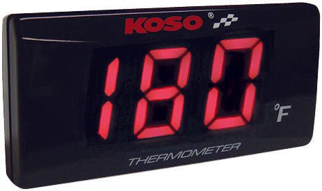 KOSO BA024R10 Super Slim Water Temperature Gauge - sxspowersports