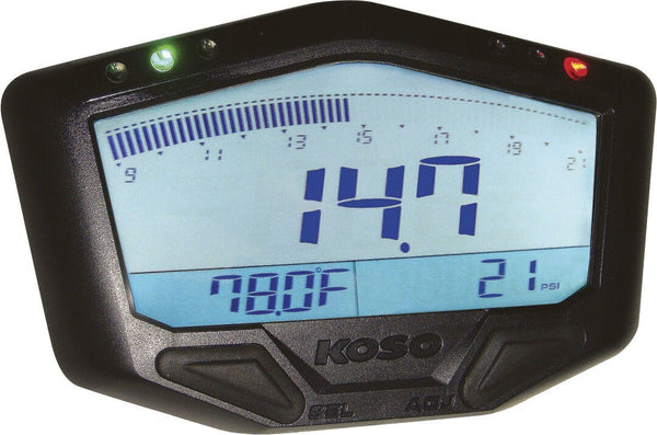 KOSO BA029001 X-2 Boost Gauge w/Air/Fuel Ratio & Temperature - sxspowersports