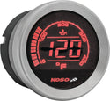 Koso North America BA050510 Oil Temperature Gauge - Silver - 2in. - sxspowersports
