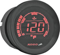 Koso North America BA050510 Oil Temperature Gauge - Silver - 2in. - sxspowersports