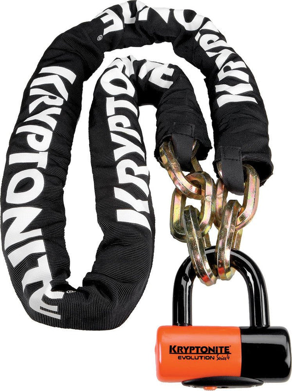 KRYPTONITE 999522 New York Chain w/Evolution Series 4 Disc Lock - sxspowersports