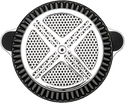 LA Choppers LA-2390-03 Air Cleaner Assembly - xXx Cover - Chrome - sxspowersports