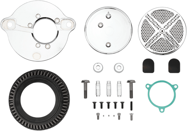 LA Choppers LA-2390-03 Air Cleaner Assembly - xXx Cover - Chrome - sxspowersports
