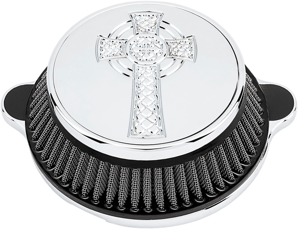 LA Choppers LA-2397-03 Air Cleaner Assembly - Celtic Cross Cover - Chrome - sxspowersports