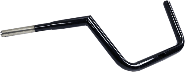 LA Choppers LA-7312-60B 1-1/4in. Hefty Twin Peaks Handlebar - 8in. - Gloss Black Powdercoat - sxspowersports