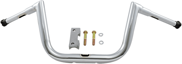 LA Choppers LA-7313-61 1-1/2in. Grande Twin Peaks Handlebars - 10in. Rise - Chrome - sxspowersports