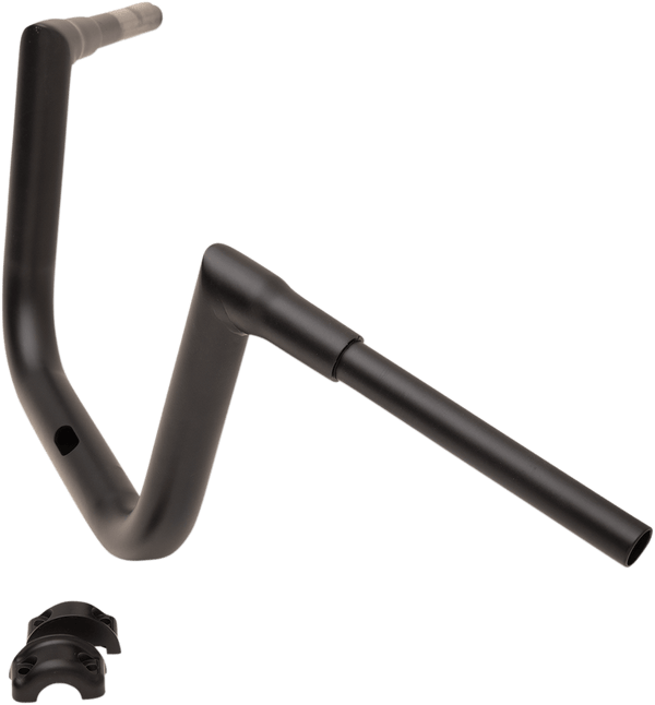 LA Choppers LA-7313-61M 1-1/2in. Grande Twin Peaks Handlebars - 10in. Rise - Flat Black - sxspowersports