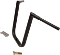 LA Choppers LA-7313-66M 1-1/2in. Grande Twin Peaks Handlebars - 16in. Rise - Flat Black - sxspowersports