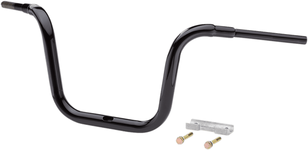 LA Choppers LA-7314-12B 1-1/2in. Traditional Ape Hanger Handlebar - Black - sxspowersports