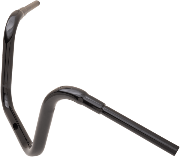 LA Choppers LA-7314-12B 1-1/2in. Traditional Ape Hanger Handlebar - Black - sxspowersports