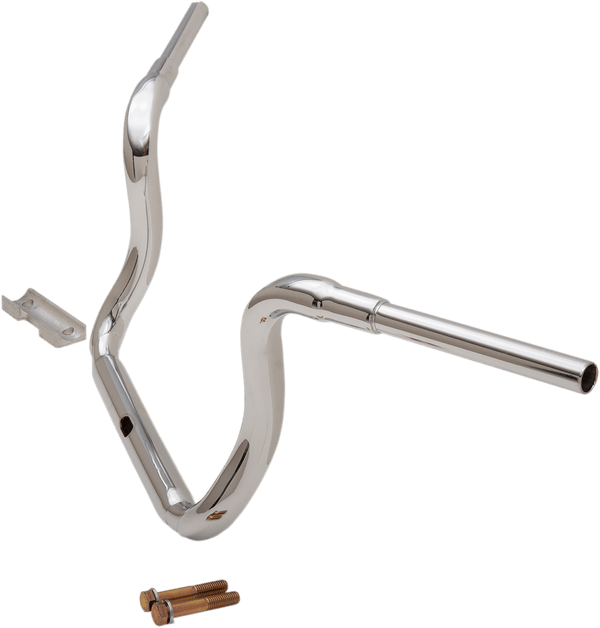 LA Choppers LA-7322-12 1-1/2in. Grande Touring Ape Hanger Handlebars - 12in. Rise - Chrome - sxspowersports