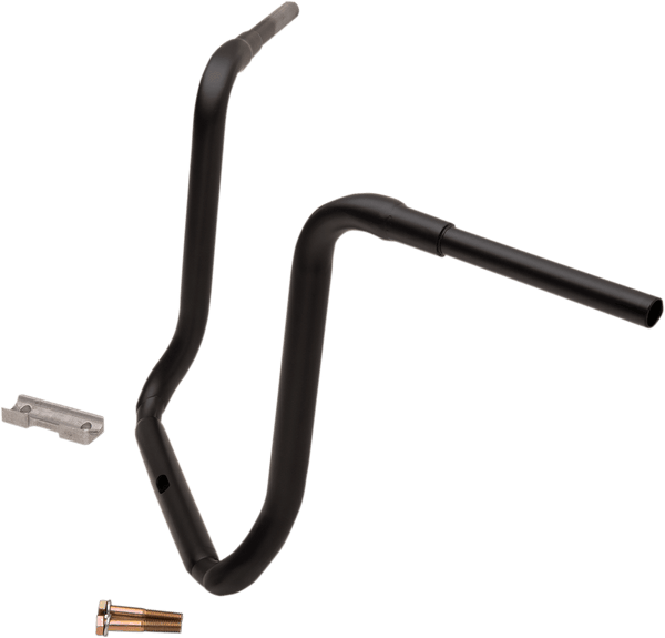 LA Choppers LA-7322-18M 1-1/2in. Grande Touring Ape Hanger Handlebars - 18in. Rise - Flat Black - sxspowersports