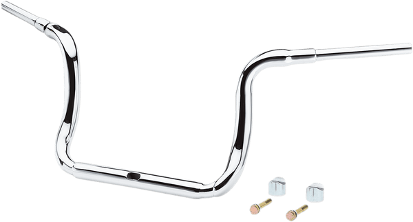 LA Choppers LA-7323-12 1-1/2in. Traditional Ape Hanger Handlebar - Chrome - sxspowersports