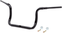 LA Choppers LA-7323-12B 1-1/2in. Traditional Ape Hanger Handlebar - Black - sxspowersports