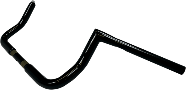 LA Choppers LA-7361-08B 1-1/4in. Twin Peaks Touring Bagger Handlebar - 8in. - Black Powder Coat - sxspowersports