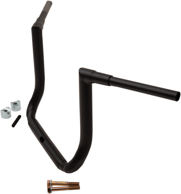 LA Choppers LA-7364-14M 1-1/2in. Grande Twin Peaks Touring Handlebars - 14in. Rise - Flat Black - sxspowersports