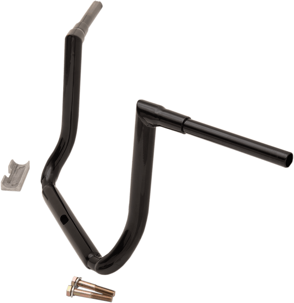 LA Choppers LA-7365-14B 1-1/2in. Grande Twin Peaks Touring Handlebars - 14in. Rise - Gloss Black - sxspowersports