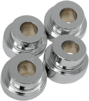 LA Choppers LA-7400-10 Angled Riser Bushing Kit - 10 Deg. - Chrome - sxspowersports