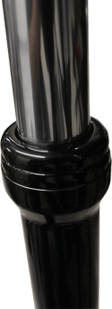 LA Choppers LA-7503-39B Fork Dust Covers - 39mm - Gloss Black - sxspowersports