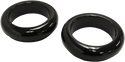LA Choppers LA-7503-39B Fork Dust Covers - 39mm - Gloss Black - sxspowersports