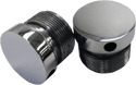LA Choppers LA-7504-39 Flush-Mount Fork Caps - 39mm - Polished - sxspowersports