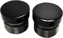 LA Choppers LA-7504-39B Flush-Mount Fork Caps - 39mm - Gloss Black - sxspowersports