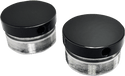 LA Choppers LA-7504-49B Flush-Mount Fork Caps - 49mm - Gloss Black - sxspowersports