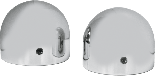 LA Choppers LA-7810-00 Axle Caps - Chrome Dome - sxspowersports