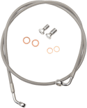 LA Choppers LA-8005B13 Stainless Steel Brake Line Kit - 12in.-14in. Ape Hangers - sxspowersports