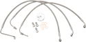 LA Choppers LA-8006B19 Stainless Steel Brake Line Kit - 18in.-20in. Ape Hangers - sxspowersports