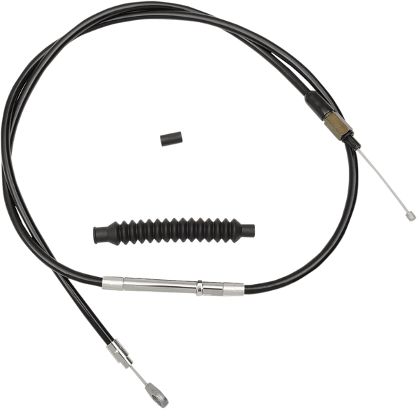LA Choppers LA-8010C19B Braided Clutch Cables - 18in.-20in. Ape Hangers - Black - sxspowersports