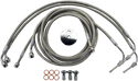 LA Choppers LA-8050B13 Stainless Steel Brake Line Kit - 12-14in. Ape Hangers - sxspowersports