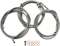 LA Choppers LA-8051B08 Stainless Steel Brake Line Kit - Mini Ape Hangers - sxspowersports