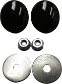 LA Choppers LA-9001-00B Fairing Mirror Hole Plugs - Black - sxspowersports