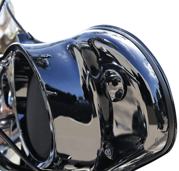 LA Choppers LA-9001-00B Fairing Mirror Hole Plugs - Black - sxspowersports