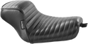 Le Pera LK-326PT Sprocket Solo Seat - Pleated Stitch - sxspowersports