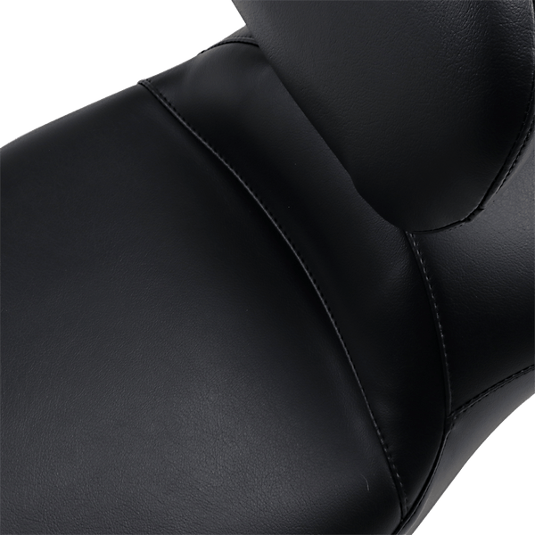 Le Pera LK-957DLTBRS Maverick DLT Seat with Backrest - Black Smooth - sxspowersports