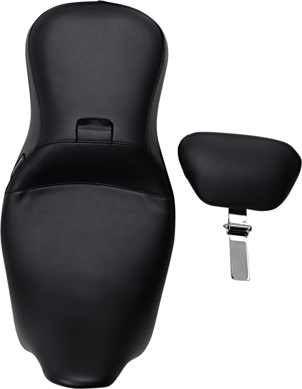 Le Pera LK-997BR Outcast 2UP Seat with Backrest - Smooth - sxspowersports