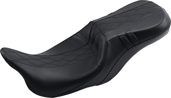 Le Pera LK-997GT2 Outcast GT 2UP Seat - Perforated Black Double Diamond - sxspowersports