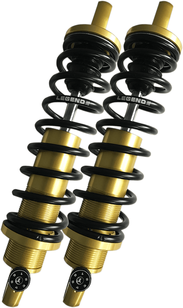 Legends 1310-0960 REVO-A Adjustable Coil Suspension - 12in. - Heavy-Duty - Black - sxspowersports