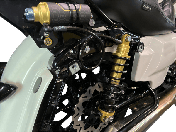 Legends 1310-1904 Revo-Arc Remote Reservoir Standard Coil Suspension - 14in. L - Gold - sxspowersports