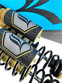 Legends 1310-1920 Revo-Arc Piggyback XL Standard Coil Suspension - 14in. L - Gold - sxspowersports